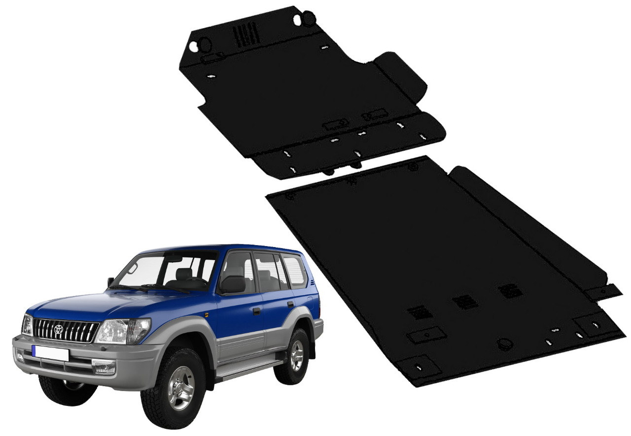 Захист двигуна Toyota Land Cruiser 100 1997-2007