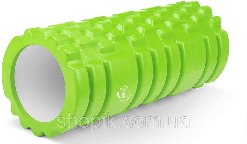 Масажний валик WCG K1 Ролер Зелений колір SHOPIK, фото 1