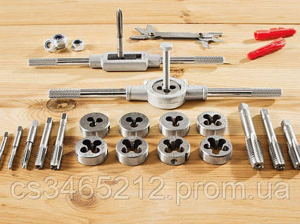 Метчики и плашки 21 ед. ГЕРМАНИЯ Powerfix Набор для нарезания