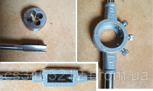 Метчики и плашки 21 ед. ГЕРМАНИЯ Powerfix Набор для нарезания