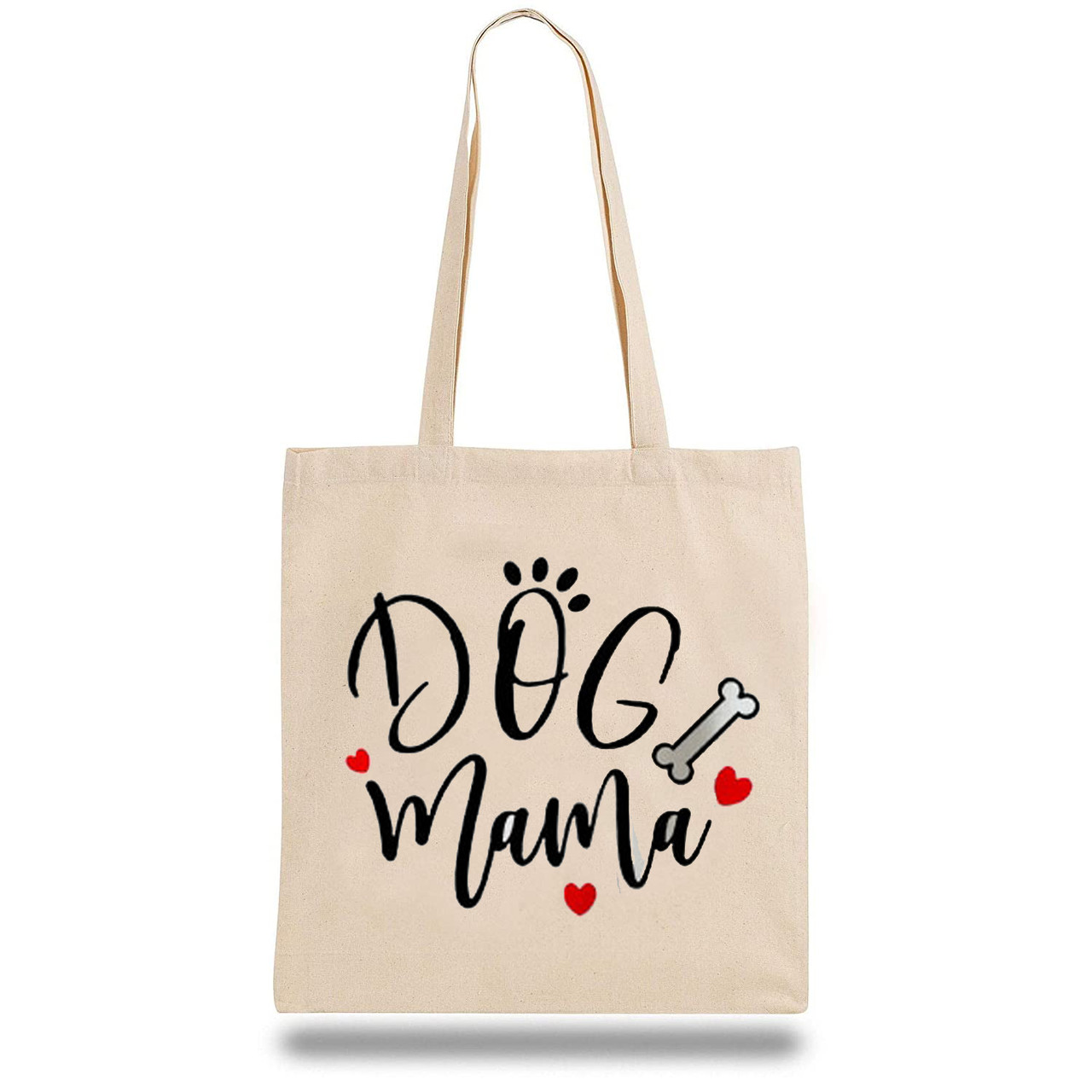 Еко-сумка, шоппер з принтом повсякденна "Dog mama"