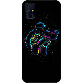 Чохол силіконовий Samsung M31s Galaxy M317F для з картинкою В космосі