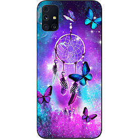 Чохол силіконовий Samsung M31s Galaxy M317F для з картинкою Метелики і оберіг