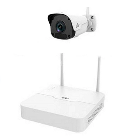 Комплект відеоспостереження Wi-Fi IP Uniview KIT/NVR301-04LB-W/1*2122SR3-F40W-D