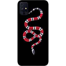 Бампер силіконовий Samsung M31s Galaxy M317F для з малюнком Змія