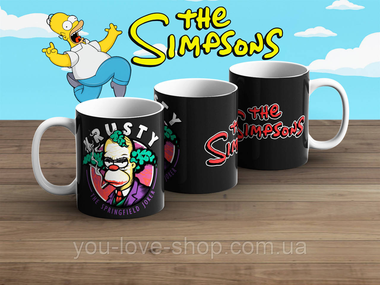 Чашка Сімпсони "Krusty" / The Simpsons