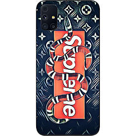 Бампер силіконовий Samsung M31s Galaxy M317F для з малюнком Змія Supreme