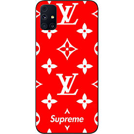 Бампер силіконовий Samsung M31s Galaxy M317F для з малюнком Supreme