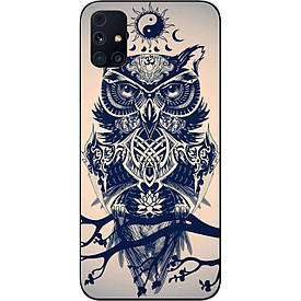 Бампер силіконовий Samsung M31s Galaxy M317F для з малюнком Пугач