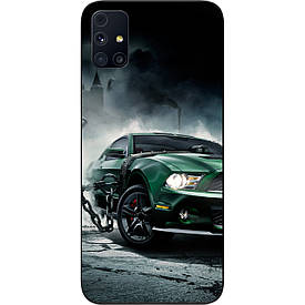 Бампер силіконовий Samsung M31s Galaxy M317F для з малюнком Мустанг