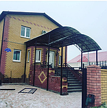 Навіс двоярусний з полікарбонату \ каскадний навіс з полікарбонату, фото 3
