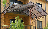 Навіс двоярусний з полікарбонату \ каскадний навіс з полікарбонату, фото 5
