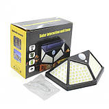 Світильник вуличний LED 160° Solar Wall Lamp на сонячній батареї, фото 4