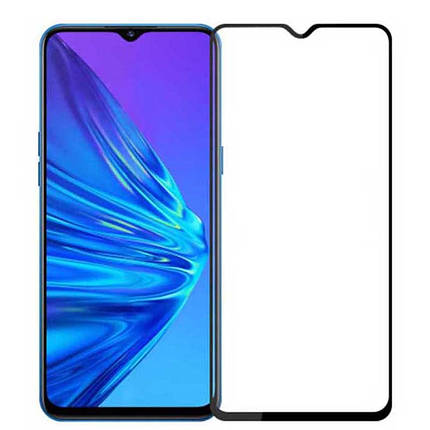 Захисне скло для OPPO A15/OPPO A15s чорний, фото 1