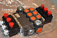 Гидрораспределитель Z80 80 л/мин 3 секционный с электрическим управлением на 12 Вольт