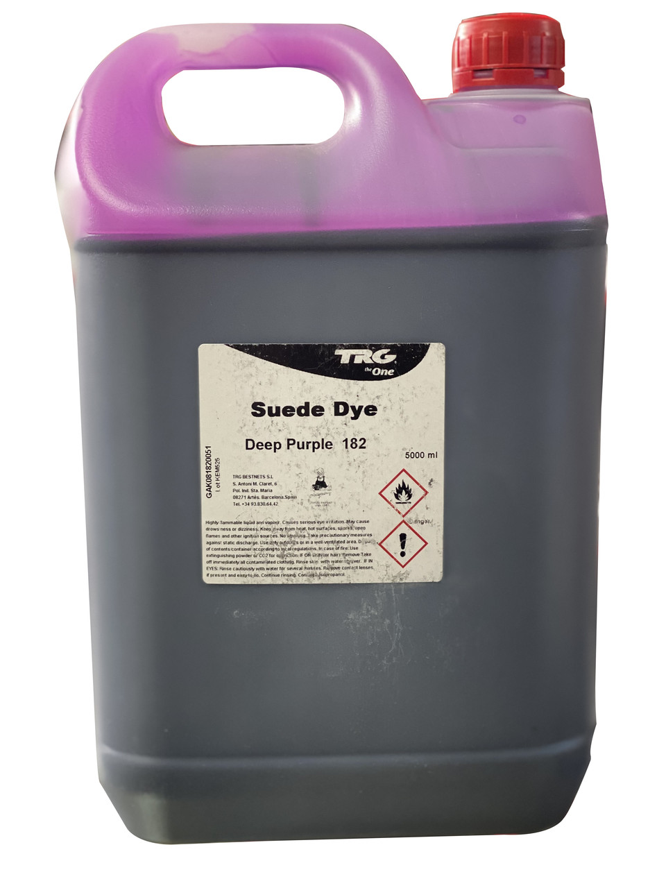 Фарба для замші та нубука темно-фіолетовий No182 TRG Suede Dye,