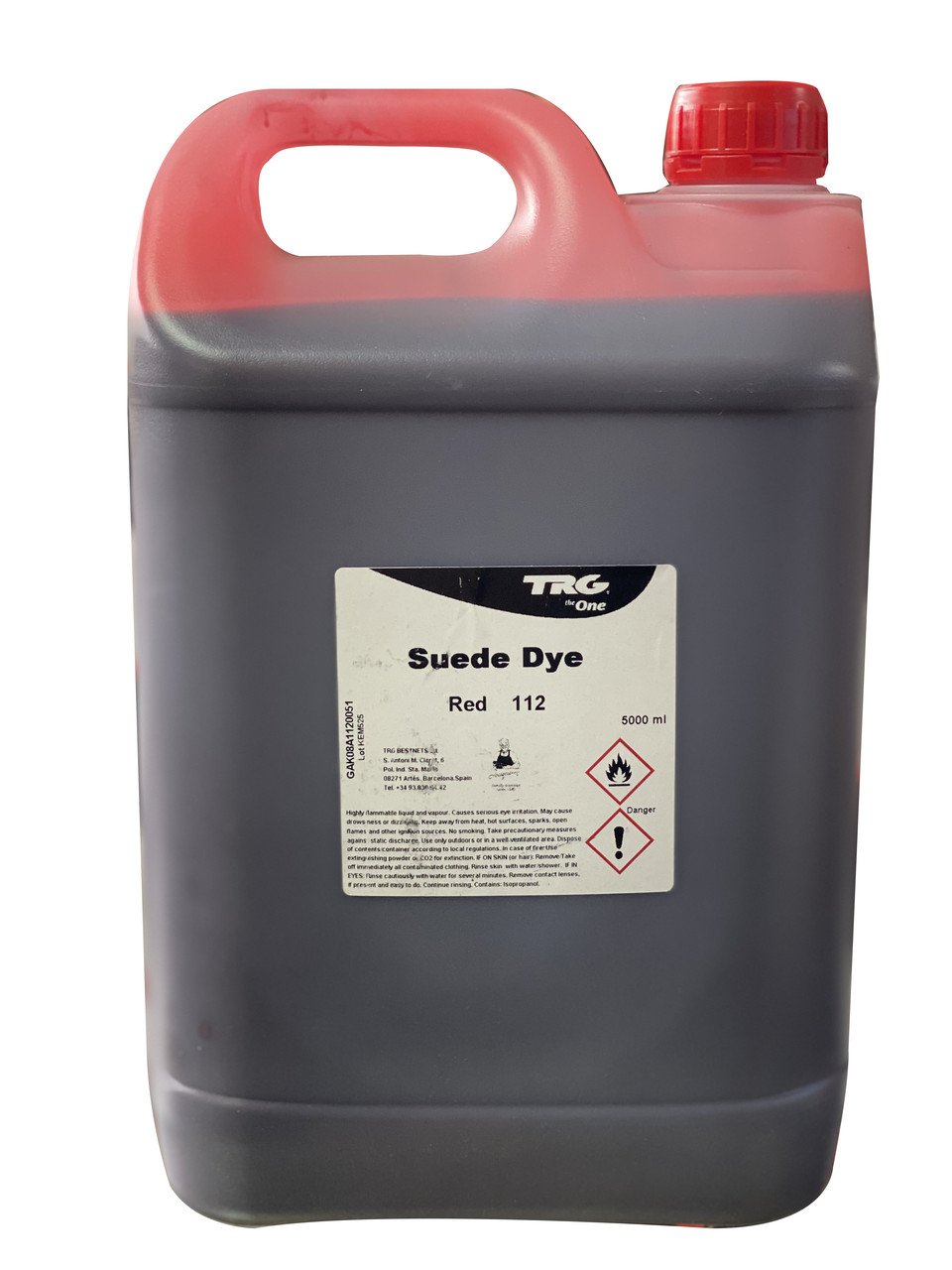 Фарба для замші та нубука червоний No112 TRG Suede Dye,, фото 1