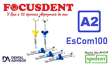 ЕсКом А2, (EsCom100 A2 refill) 4г. світлозатверджуваний наногибридний композит SPIDENT