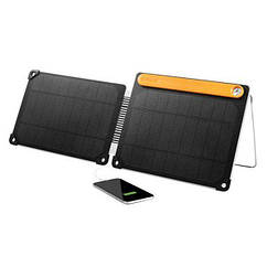 Сонячна батарея (сонячний зарядний пристрій) Biolite SolarPanel 10W с аккумулятором 3000 mAh (BLT SPC1001) Black/Orange