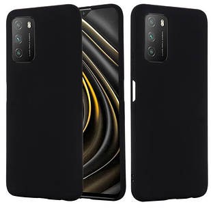Чохол Silicone Case Full для Xiaomi Poco M3 Black