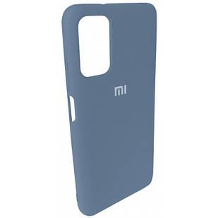 Чохол Silicone Case Full для Xiaomi Poco M3 Lavander Grey