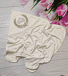 Дитяче полотенечко з капюшоном 90*90 см (Туреччина) / дитяче полотенечко куточок, фото 7