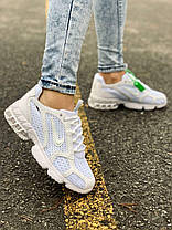 Кросівки Stussy x Nike Air Zoom Spiridon Caged 2 Full White, фото 5
