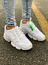 Кросівки Stussy x Nike Air Zoom Spiridon Caged 2 Full White, фото 6