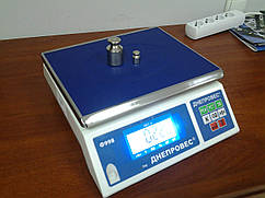 Ваги фасувальні підвищеної точності Дніпровіс ВТД-ФЛ/0,1 (3 кг, 6 кг, 15 кг)