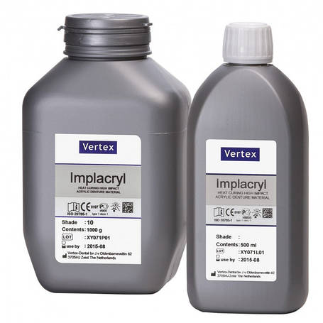 Vertex Implacryl (Вертекс Імплакрил) пластмаса підвищеної міцності