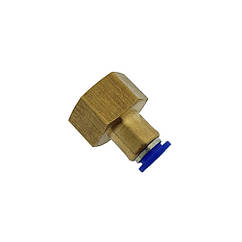 Гайка ¼" внутрішнє різьблення, пуш 10 мм.