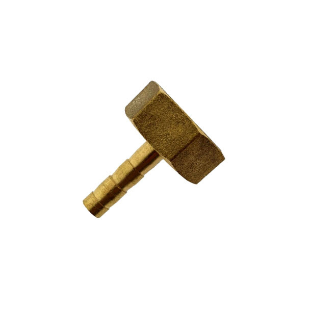 Перехідник латунь ½" гайка-ялинка 10 мм.