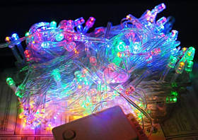Новорічна світлодіодна гірлянда "Нитка" 100 LED мульті (2_001762)