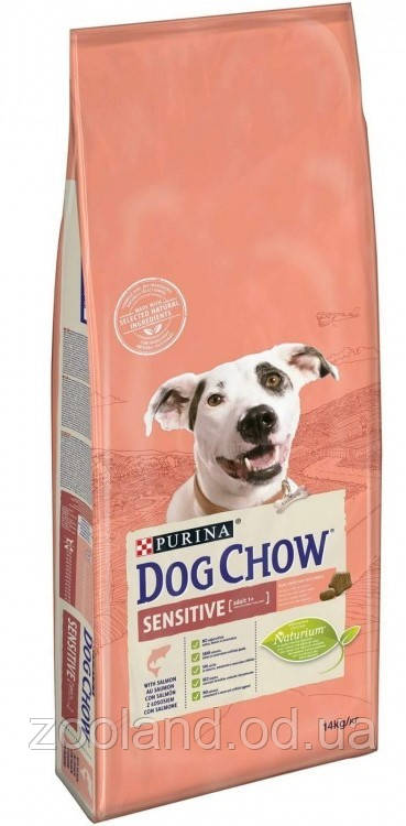 Dog Chow Adult Sensetive з лососем, 2,5 кг