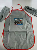 Фартух дитячий для праці для хлопчика 34,5х50 см з непромокальним покриттям з нарукавниками 25 см Jeep