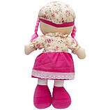 Лялька м'яка 36 см, рожева сукня (860838), фото 2