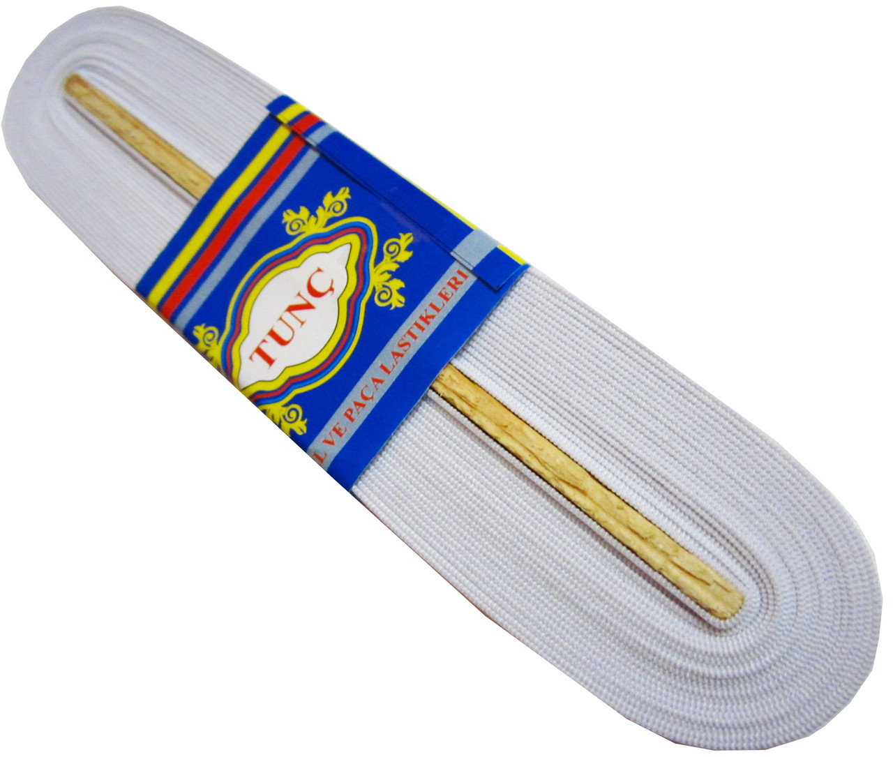 Резинка для одягу (20мм/8м) біла Туреччина