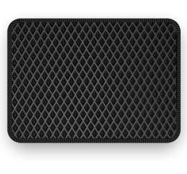 Килимок для кішок EVA чорний/ромб 500х300х10 мм