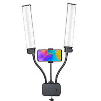 Подвійний Led світильник для фото і відеозйомки AL-45X (7660)