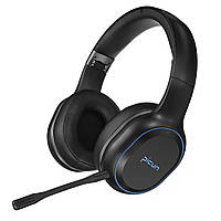 Бездротові ігрові навушники Picun P80S з мікрофоном і RGB підсвіткою Black