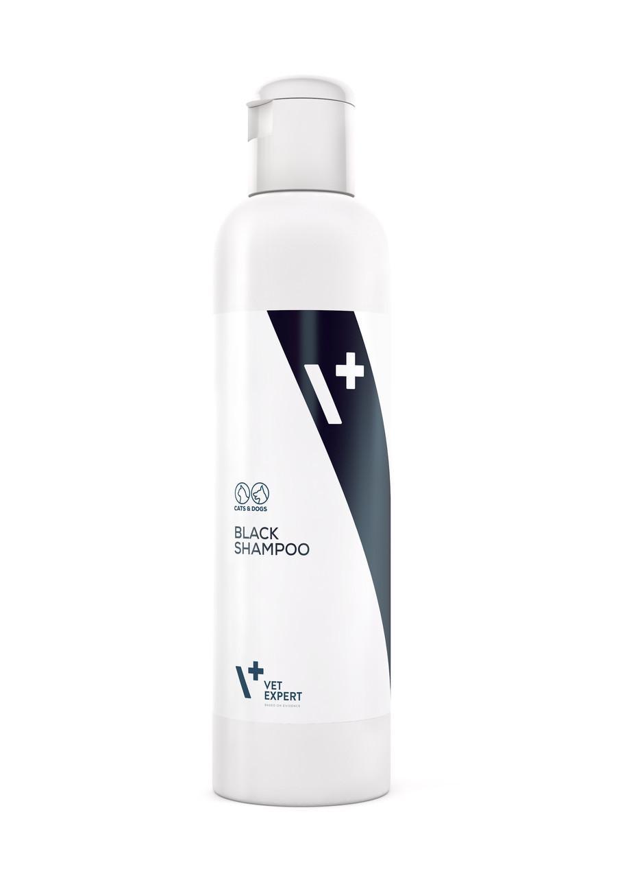 Профессиональный шампунь для собак и котов с темным цветом шерсти VetExpert Black Shampoo 250мл