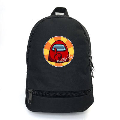 Рюкзак Амонг Ас підлітковий Among Us Cappuccino Toys AMNG-001 чорний