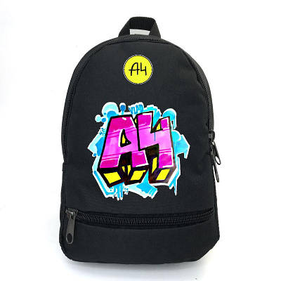 Підлітковий Рюкзак Влад А4 Vlad A4 Cappuccino Toys VLD-003 чорний