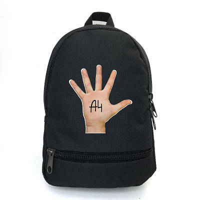 Підлітковий Рюкзак Влад А4 Vlad A4 Cappuccino Toys VLD-005 чорний