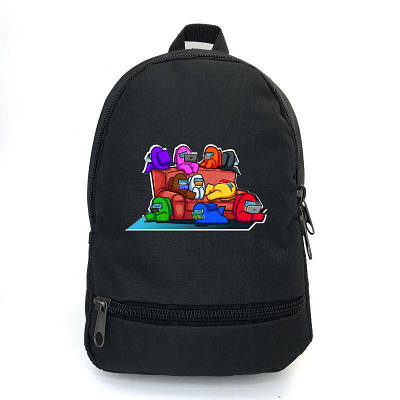 Рюкзак Амонг Ас підлітковий Among Us Cappuccino Toys AMNG-0011 чорний