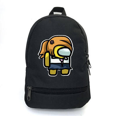 Рюкзак Амонг Ас підлітковий Among Us Cappuccino Toys AMNG-0013 чорний