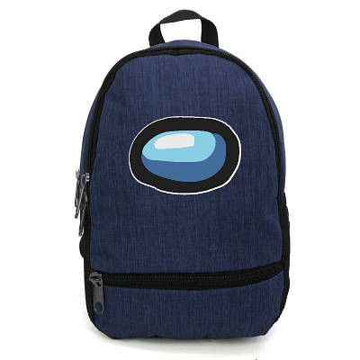 Рюкзак Амонг Ас підлітковий Among Us Cappuccino Toys AMNG-002 blue синій