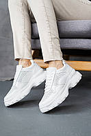 Жіночі кросівки шкіряні літні білі Yuves 3003 Перфорація