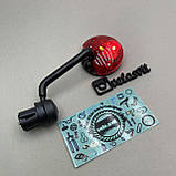 Дзеркало заднього огляду для велосипеда з підсвіткою, фото 2