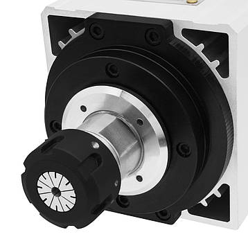 Шпиндель повітряне охолодження GDZ125x125-6 (6 кВт, 380 В, 10 А, ER32), фото 3